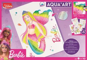 Gyártó: <span class='dk-excerpt-value'>MAPED CREATIV</span> Akvarell festőkészlet, MAPED CREATIV "Barbie Aqua Art - Maxi Set"