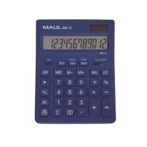 Gyártó: <span class='dk-excerpt-value'>MAUL</span> Számológép, asztali, 12 számjegy, MAUL "MXL 12", kék