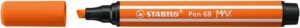 Gyártó: <span class='dk-excerpt-value'>STABILO</span> Rostirón, 1-5 mm, vágott hegy, STABILO "Pen 68 MAX", sötét narancssárga