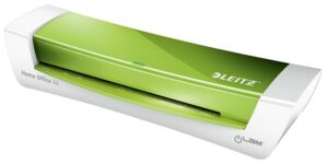 Gyártó: <span class='dk-excerpt-value'>LEITZ</span> Laminálógép, A4, 80-125 mikron, LEITZ "iLam Home Office", zöld