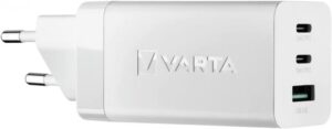 Gyártó: <span class='dk-excerpt-value'>VARTA</span> Hálózati töltő, 1xUSB, 2x USB-C kimenet, 65W, VARTA "High Speed"