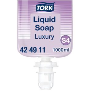Gyártó: <span class='dk-excerpt-value'>TORK</span> Folyékony szappan, 1 l, S4 rendszer, TORK "Luxury", lila