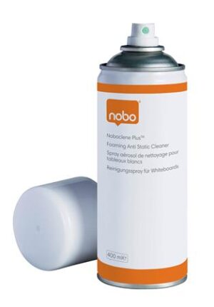 Gyártó: <span class='dk-excerpt-value'>NOBO</span> Tisztító aerosol spray fehértáblához 400 ml, NOBO "Clene Plus"