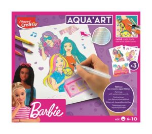 Gyártó: <span class='dk-excerpt-value'>MAPED CREATIV</span> Akvarell festőkészlet, MAPED CREATIV "Barbie Aqua Art"