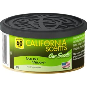 Gyártó: <span class='dk-excerpt-value'>CALIFORNIA SCENTS</span> Autóillatosító konzerv, 42 g, CALIFORNIA SCENTS "Malibu Melon"