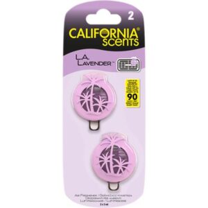 Gyártó: <span class='dk-excerpt-value'>CALIFORNIA SCENTS</span> Autóillatosító, mini diffúzer, 2*3 ml, CALIFORNIA SCENTS "La Lavender"