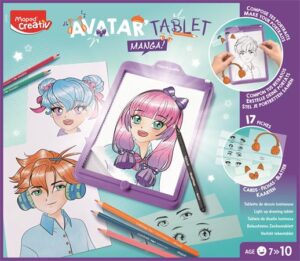 Gyártó: <span class='dk-excerpt-value'>MAPED CREATIV</span> Kreatív készségfejlesztő rajzkészlet, MAPED CREATIV "Avatar Tablet Manga"