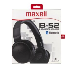 Gyártó: <span class='dk-excerpt-value'>MAXELL</span> Fejhallgató, vezeték nélküli, Bluetooth, mikrofon, MAXELL "B-52", fekete
