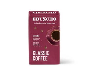 Gyártó: <span class='dk-excerpt-value'>EDUSCHO</span> Kávé, pörkölt, őrölt, 250 g, EDUSCHO "Classic Strong"
