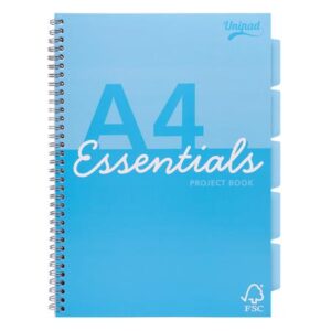 Gyártó: <span class='dk-excerpt-value'>PUKKA PAD</span> Spirálfüzet, A4, vonalas, 100 lap, PUKKA PAD "Unipad Essentials Project Book", vegyes