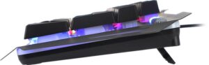 Gyártó: <span class='dk-excerpt-value'>SPEEDLINK</span> Billentyűzet, vezetékes, gaming, fém, USB, HUN, SPEEDLINK "LUNERA RGB Rainbow", fekete