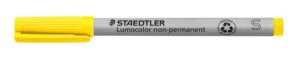 Gyártó: <span class='dk-excerpt-value'>STAEDTLER</span> Alkoholmentes marker, OHP, 0,4 mm, STAEDTLER "Lumocolor® 311 S", sárga