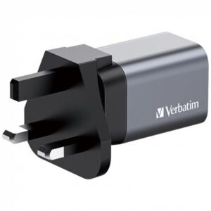 Gyártó: <span class='dk-excerpt-value'>VERBATIM</span> Hálózati töltő, 1xUSB-C PD (35W), USB-A QC 3.0, EU/UK/US, GaN, VERBATIM