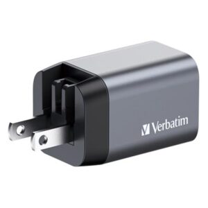 Gyártó: <span class='dk-excerpt-value'>VERBATIM</span> Hálózati töltő, 1xUSB-C PD (35W), USB-A QC 3.0, EU/UK/US, GaN, VERBATIM