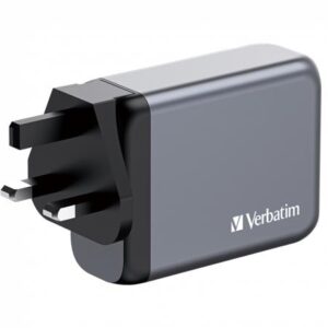 Gyártó: <span class='dk-excerpt-value'>VERBATIM</span> Hálózati töltő, 2xUSB-C PD (100W), USB-C PD (65W), USB-A QC 3.0, EU/UK/US, GaN, VERBATIM