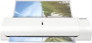 Gyártó: <span class='dk-excerpt-value'>SENCOR</span> Laminálógép, A4, 150-250 mikron, SENCOR "SLA 211", fehér