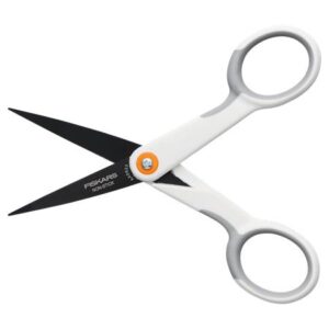 Gyártó: <span class='dk-excerpt-value'>FISKARS</span> Olló, általános, tapadásmentes, 13 cm, FISKARS "MicroTip Titanium", fehér