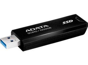 Gyártó: <span class='dk-excerpt-value'>ADATA</span> SSD (külső memória), 1TB, USB 3.2, 500/550MB/s, ADATA "SC610", fekete-piros