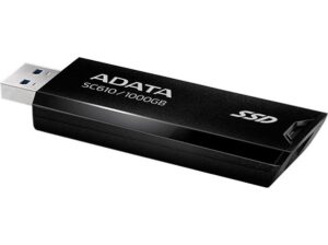 Gyártó: <span class='dk-excerpt-value'>ADATA</span> SSD (külső memória), 1TB, USB 3.2, 500/550MB/s, ADATA "SC610", fekete-piros