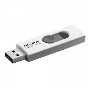 Gyártó: <span class='dk-excerpt-value'>ADATA</span> Pendrive, 64GB, USB 3.2 Gen1, ADATA "UV220", fehér