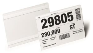 Gyártó: <span class='dk-excerpt-value'>DURABLE</span>
Csomagolási egység: <span class='dk-excerpt-value'>10 db</span> Logisztikai zseb, A5, fekvő, DURABLE "HARD COVER", öntapadó csíkkal, átlátszó