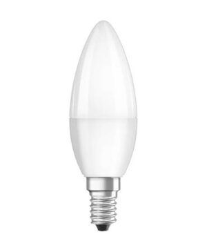 Gyártó: <span class='dk-excerpt-value'>OSRAM</span> LED izzó, E14, gyertya, B35, 5,7W, 470lm, 2700K (MF), OSRAM "Value"