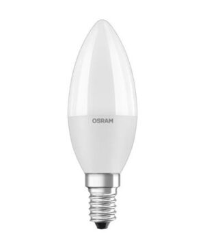 Gyártó: <span class='dk-excerpt-value'>OSRAM</span> LED izzó, E14, gyertya, B38, 7W, 806lm, 2700K (MF), OSRAM "Value"