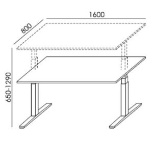 Gyártó: <span class='dk-excerpt-value'>MAYAH</span>
Katalóguskód: <span class='dk-excerpt-value'>606B2</span> Állítható magasságú íróasztal, 160x80 cm, MAYAH "Ajándékdom SV-303", juhar