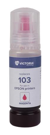 T00S34A Tinta EcoTank L3110, L3150, L1110 nyomtatókhoz, VICTORIA TECHNOLOGY 103, magenta, 65 ml