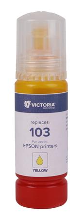 T00S44A Tinta EcoTank L3110, L3150, L1110 nyomtatókhoz, VICTORIA TECHNOLOGY 103, sárga, 65 ml