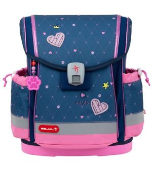 Iskolatáska, mágneszárral BELMIL "Classy Plus Hearts", szivecske