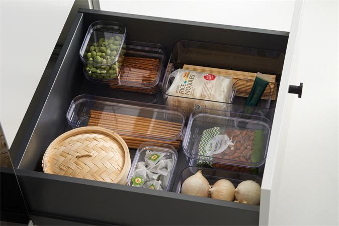 Műanyag tárolódoboz, 1,5 liter, SMARTSTORE "Compact Clear S", átlátszó - Image 2