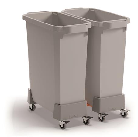 Szállítókocsi, 60 liter, rPP, DURABLE, grafit - Image 5