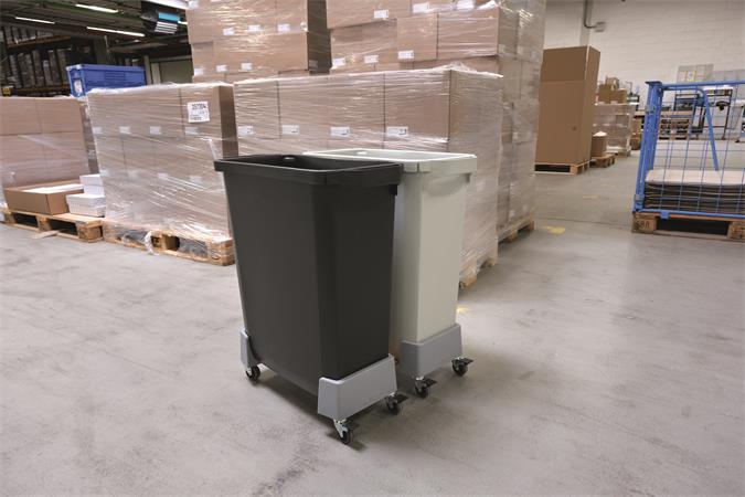 Szállítókocsi, 60 liter, rPP, DURABLE, grafit - Image 6