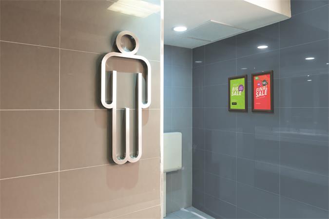 Posztertábla, fali, A4, alumínium keret, DURABLE, fekete - Image 6