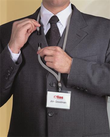 Nyakbaakasztó, klippel, DURABLE, szürke - Image 5