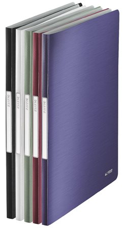 Bemutatómappa, 40 zsebes, A4, LEITZ "Style", szaténfekete - Image 4