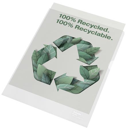 Genotherm, "L", A4, 100 mikron, narancsos felület, ESSELTE "Recycled" - Image 2