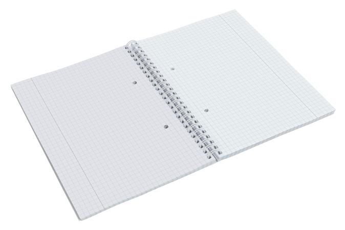 Spirálfüzet, A5, kockás, 80 lap, ESSELTE "Colour`Breeze", korall - Image 3