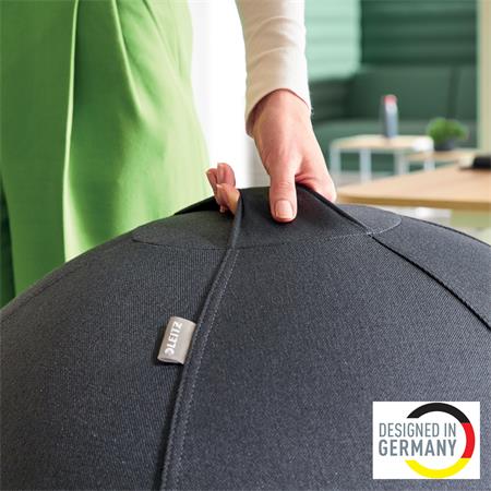 Ülőlabda, nehezékkel, 65cm, LEITZ "Ergo Active", sötétszürke - Image 4