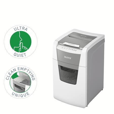 Iratmegsemmisítő, mikrokonfetti, 150 lap, LEITZ "IQ AutoFeed Office 150 P5 Pro" - Image 8