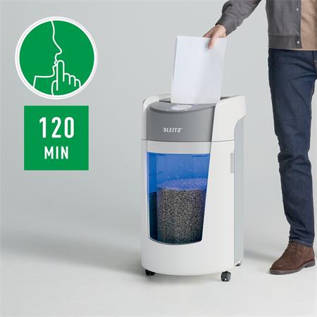 Iratmegsemmisítő, mikrokonfetti, 10 lap, LEITZ "IQ OptiMax Office 550 P5" - Image 4