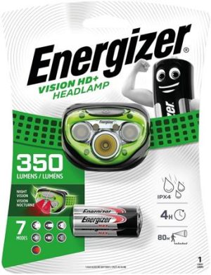 Fejlámpa, 3 LED, 3xAAA, ENERGIZER "Vision HD Plus"
