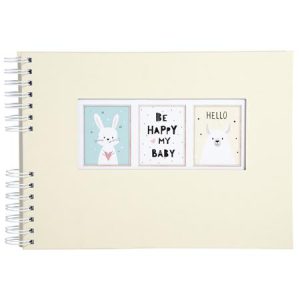 Kreatív scrapbook készlet, EXACOMPTA, pasztell sárga