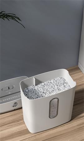 Iratmegsemmisítő, konfetti, 8 lap, HP "Oneshred 8CC", világosszürke - Image 4