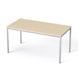 Általános asztal fémlábbal, 75x150 cm, MAYAH "Ajándékdom SV-39", juhar