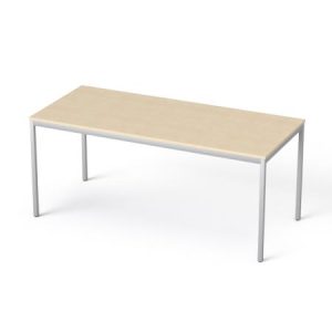Általános asztal fémlábbal, 75x170 cm, MAYAH "Ajándékdom SV-40", juhar