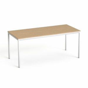 Általános asztal fémlábbal, 75x170 cm, MAYAH "Ajándékdom SV-40", kőris