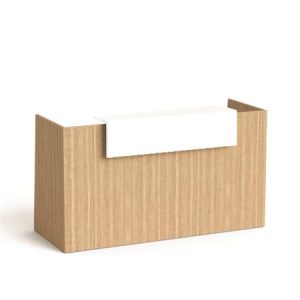Recepciós asztal, 190x64,5 cm, MAYAH "Ajándékdom SV-92", kőris
