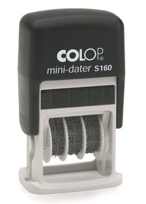 Dátumbélyegző, COLOP "S 160", kék párna